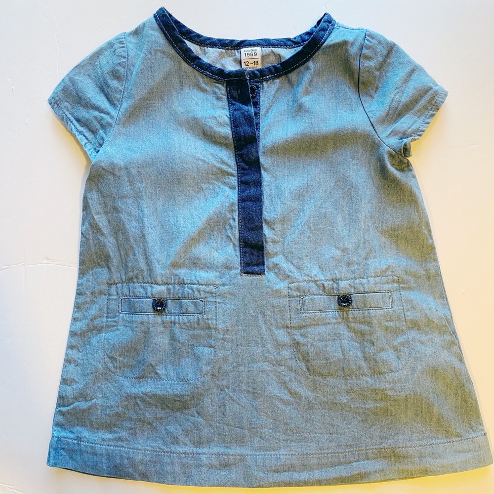 Chambray Dress Baby Gap Girls